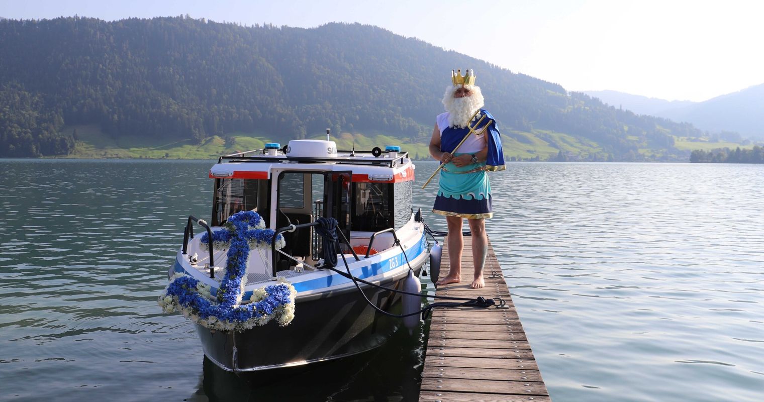 So tauft die Zuger Polizei ihr neues Schiff