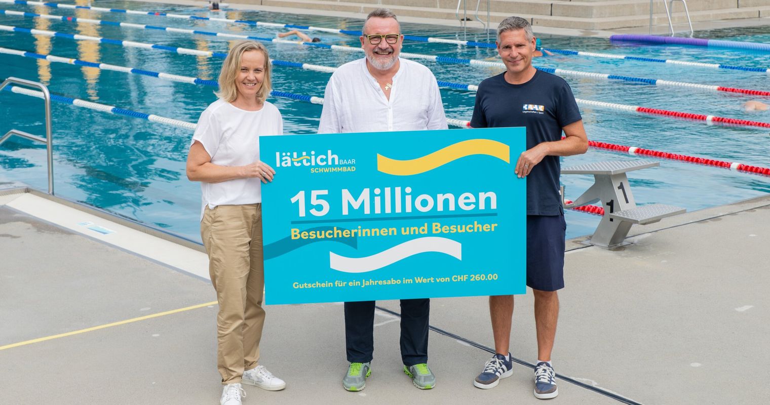 Badi Lättich: Das ist der 15-millionste Gast