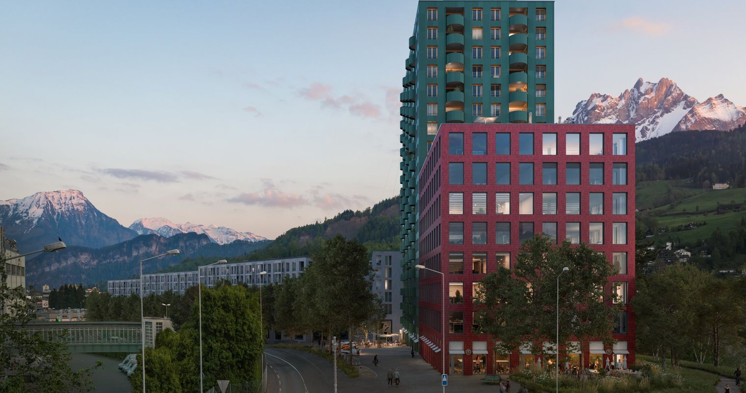 Neben Krienser Nidfeld-Hochhaus entsteht riesiges Hotel