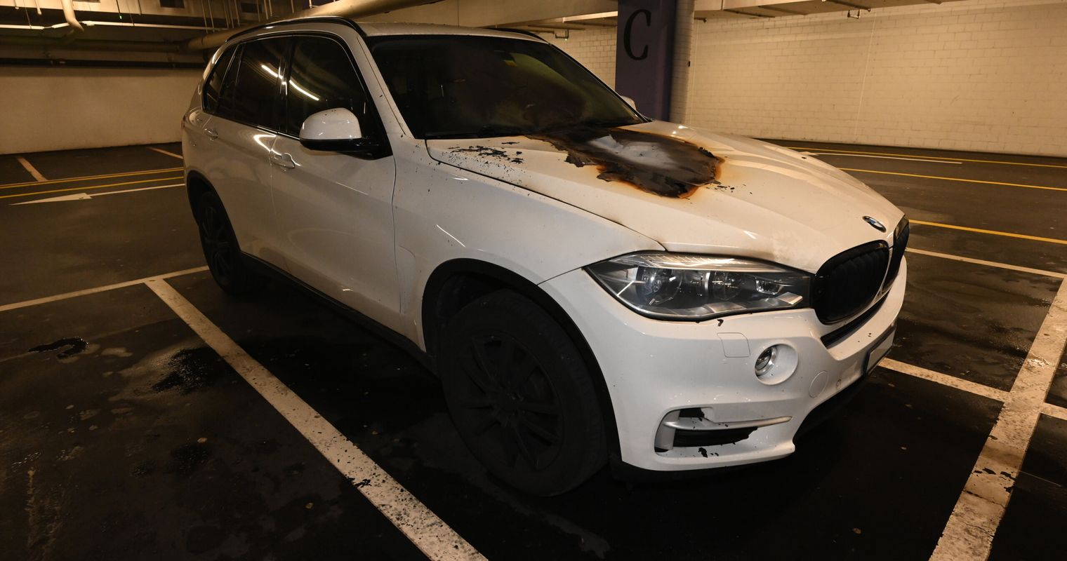 Grosseinsatz: In der Metalli-Tiefgarage brannte ein Auto