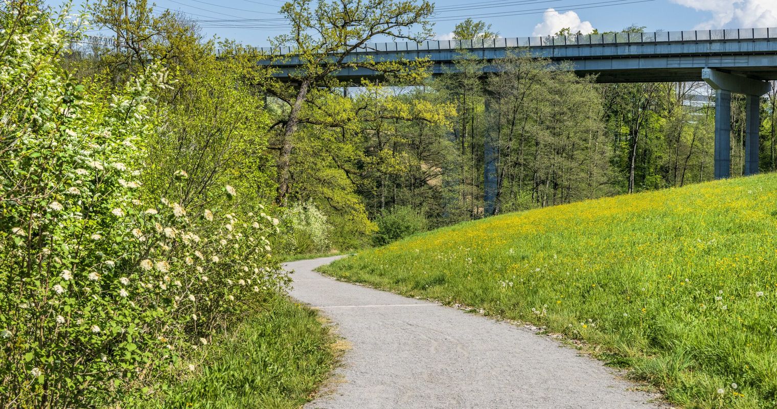 Lorzenweg wegen Bau der Umfahrung gesperrt