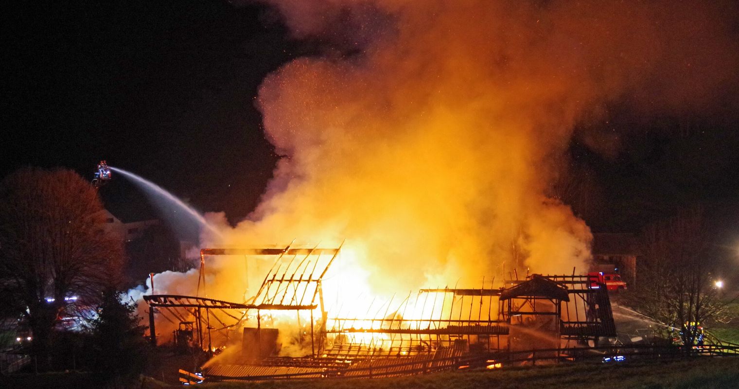 So viele Tiere verendeten beim Brand in Richenthal