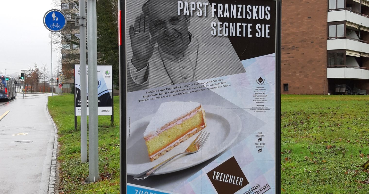 Weshalb der Papst die Zuger Kirschtorte (nicht) gesegnet hat