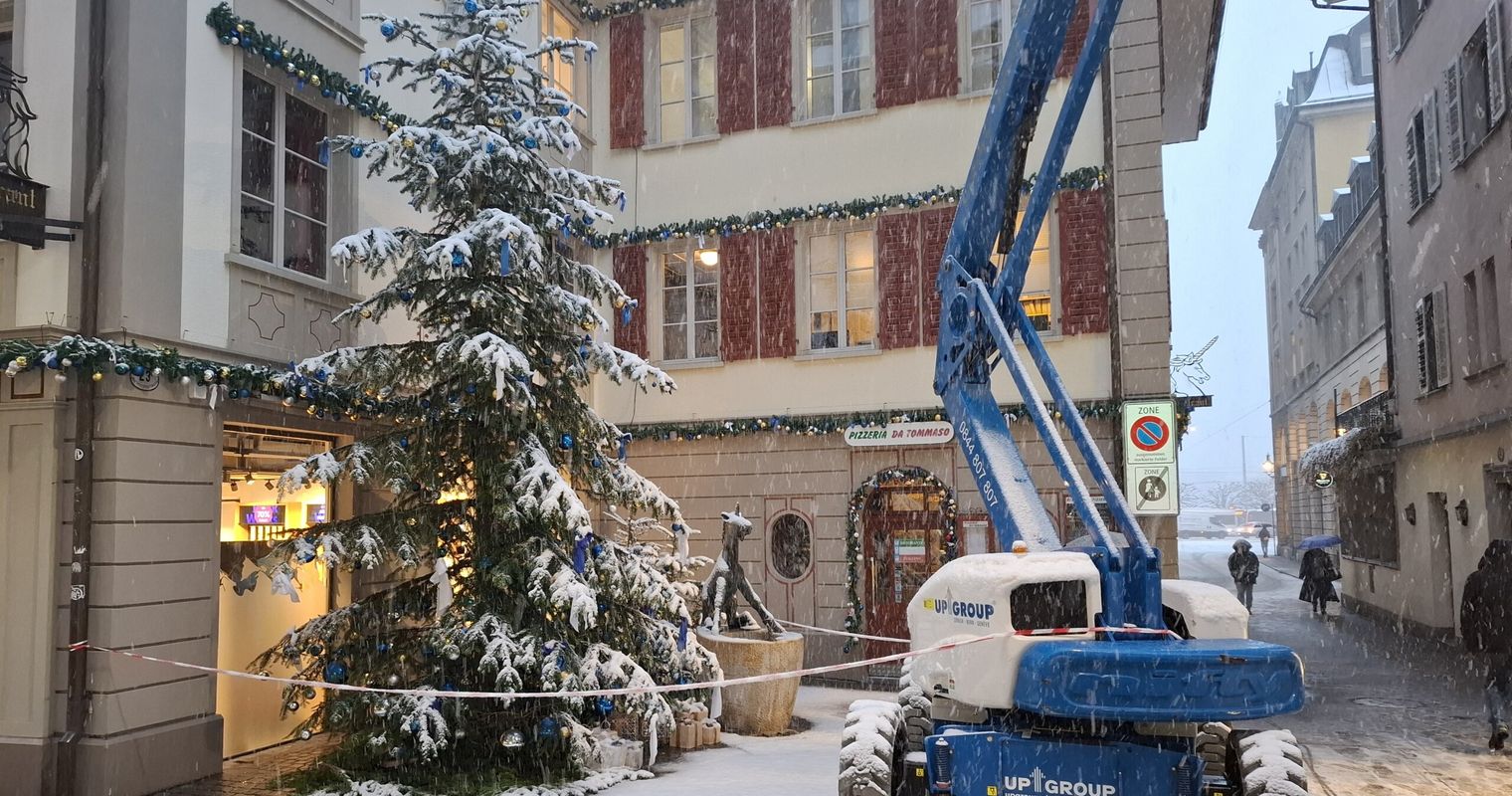 Weihnachtsdeko: Dieses Jahr ohne Schneekanone