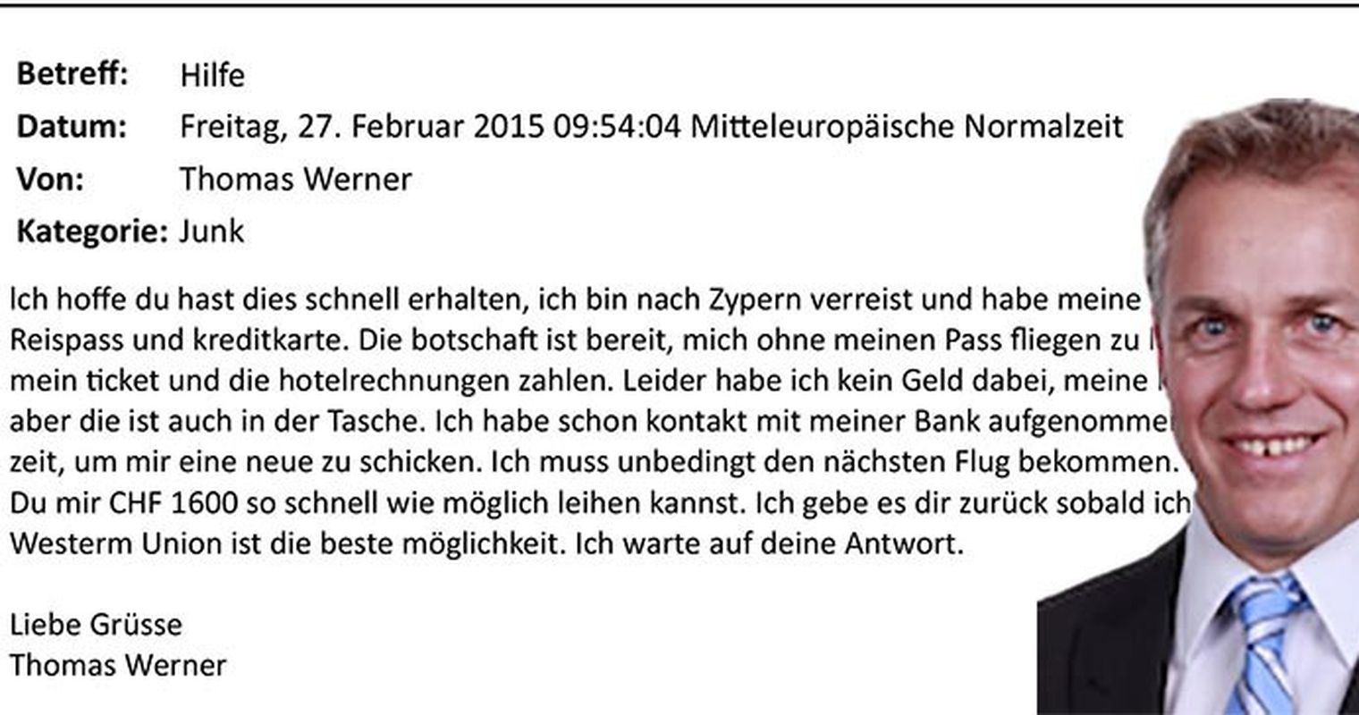 Thomas Werner braucht Geld für den Heimflug