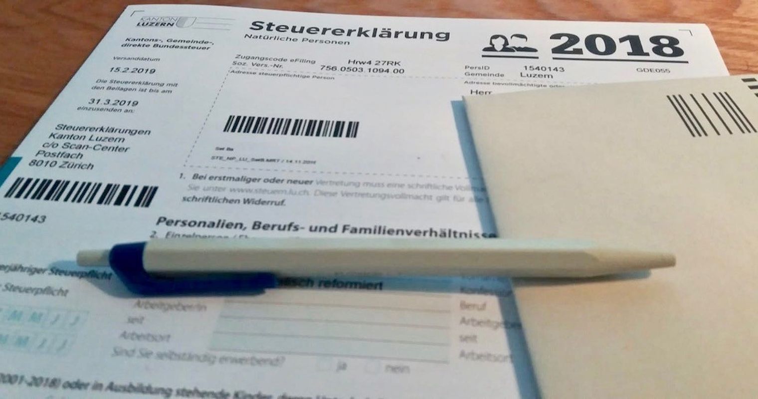 Steuererklärung 2018: Das ändert sich für Luzerner