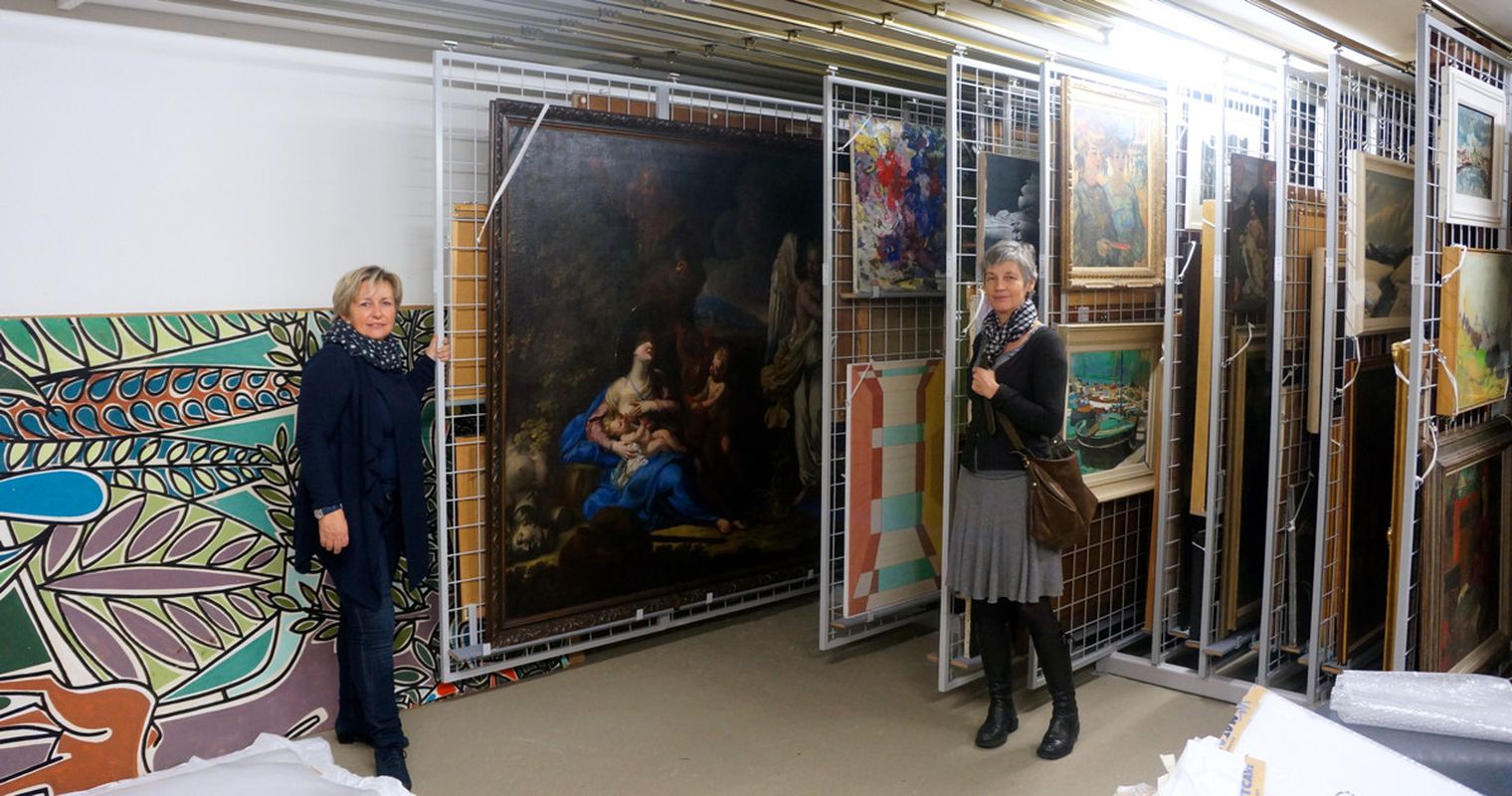 Hunderte Kunstwerke lagern in den Archiven
