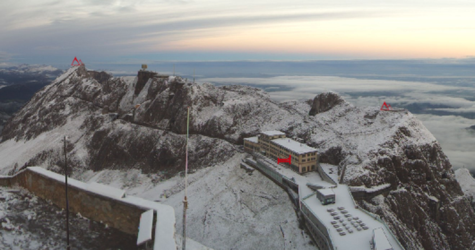 Auf Zentralschweizer Bergen liegt der erste Schnee