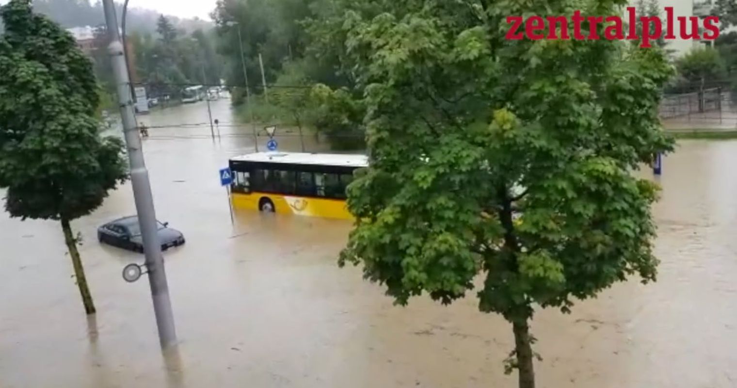 Wieder Überschwemmungen in der Region Luzern