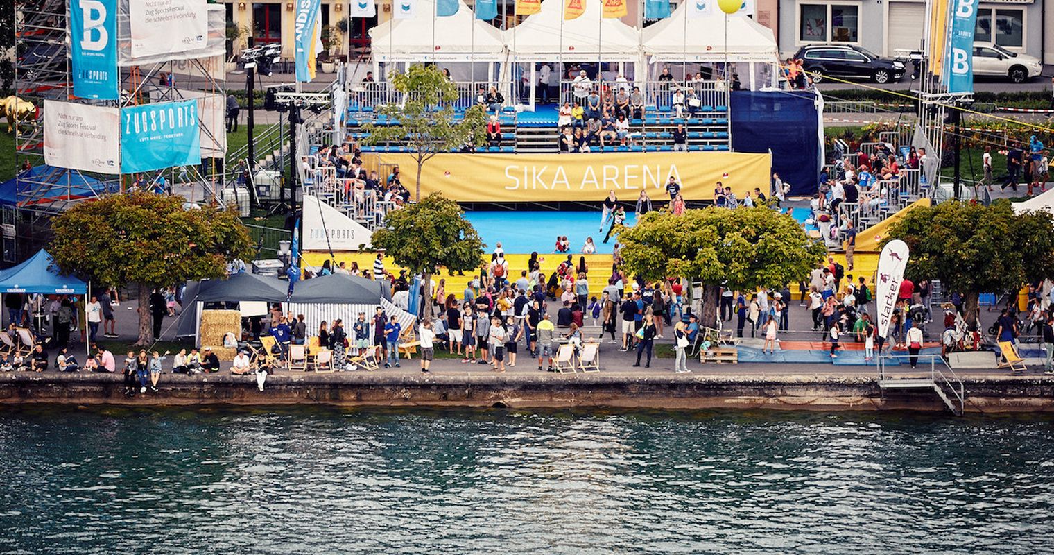 Das «Zug Sports Festival» zieht in die Einkauf-Allee Metalli ein