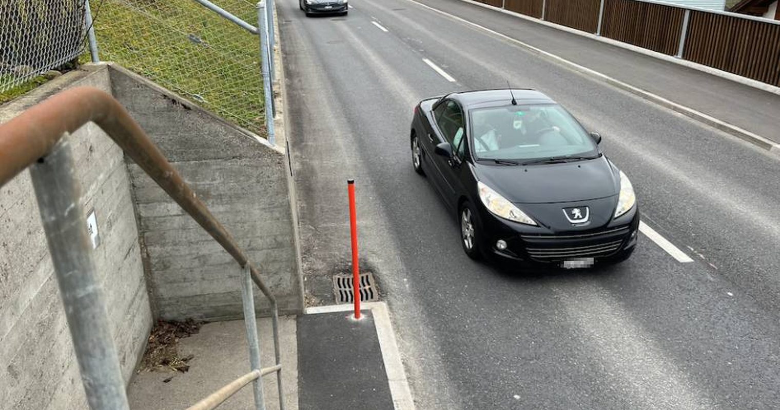Hünenbergs schicke neue Strasse – eine Gefahr?