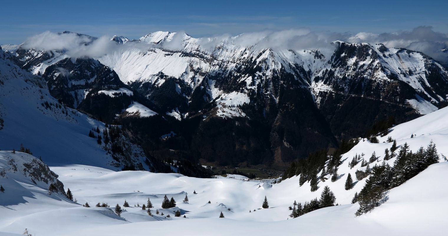 Einsame Skisafari vom Engelberger Tal ins Melchtal