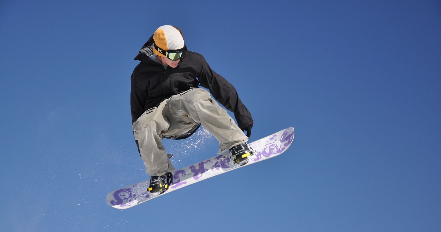 Jeder Snowboarder kann seine eigene Spur hinterlassen