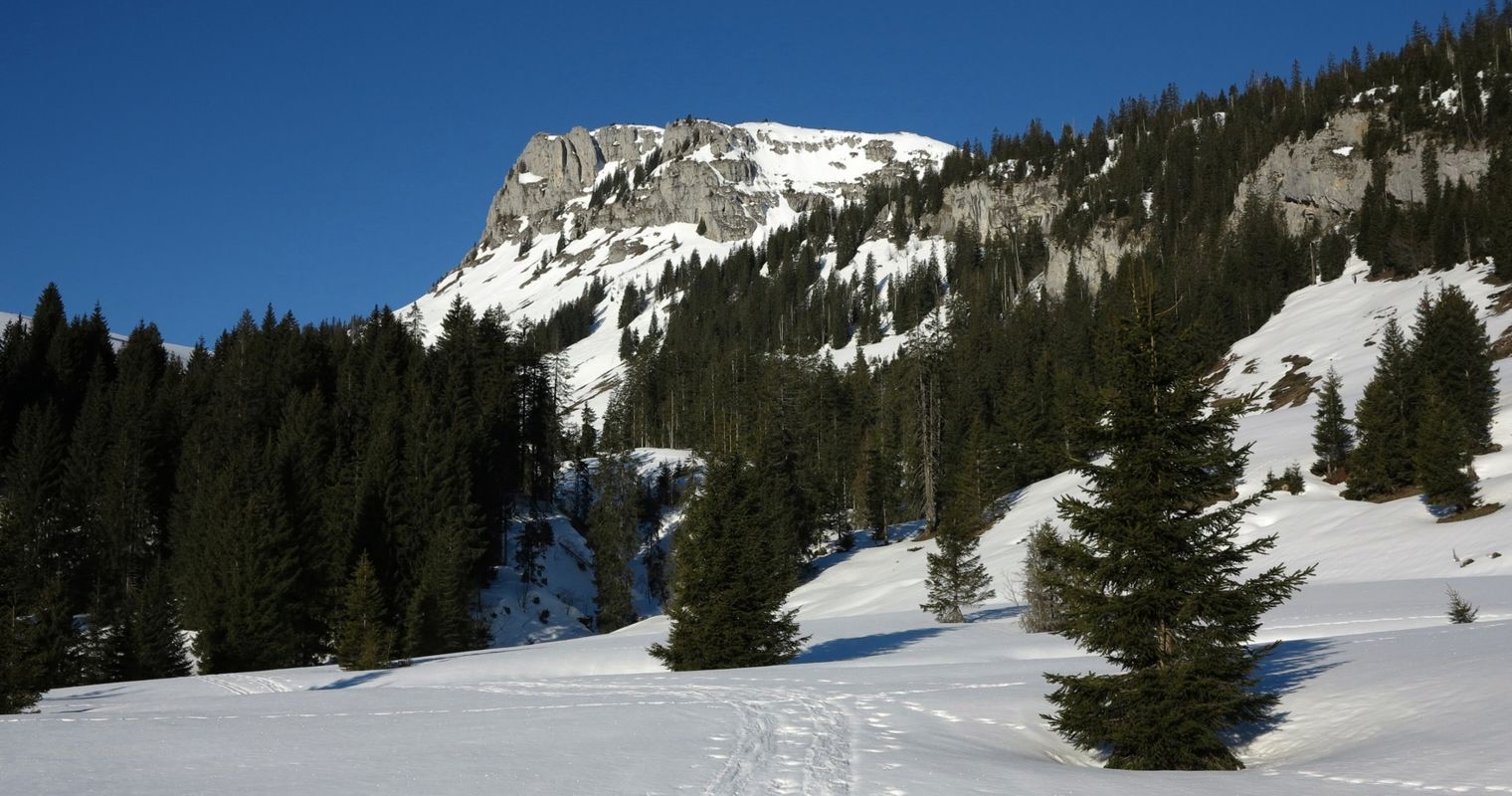 Sulzschneespass in der Schratteflue bei Sörenberg