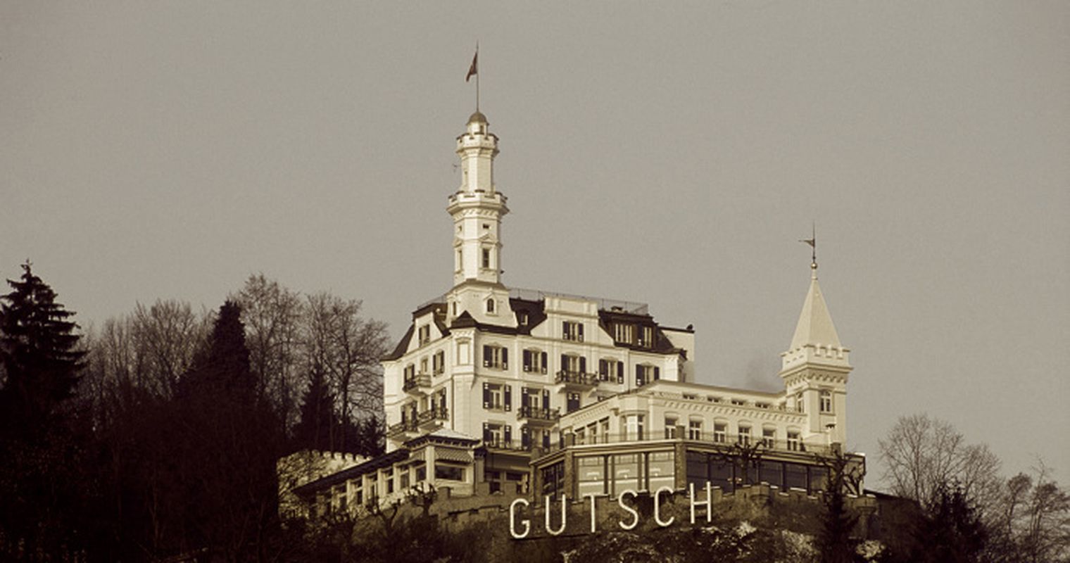 Privilegierte deutsche Offiziere im Hotel Gütsch