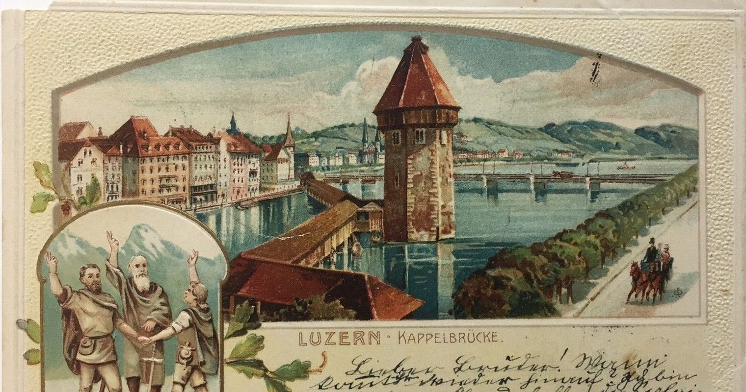 Diese Postkarten versandten Touristen früher aus Luzern