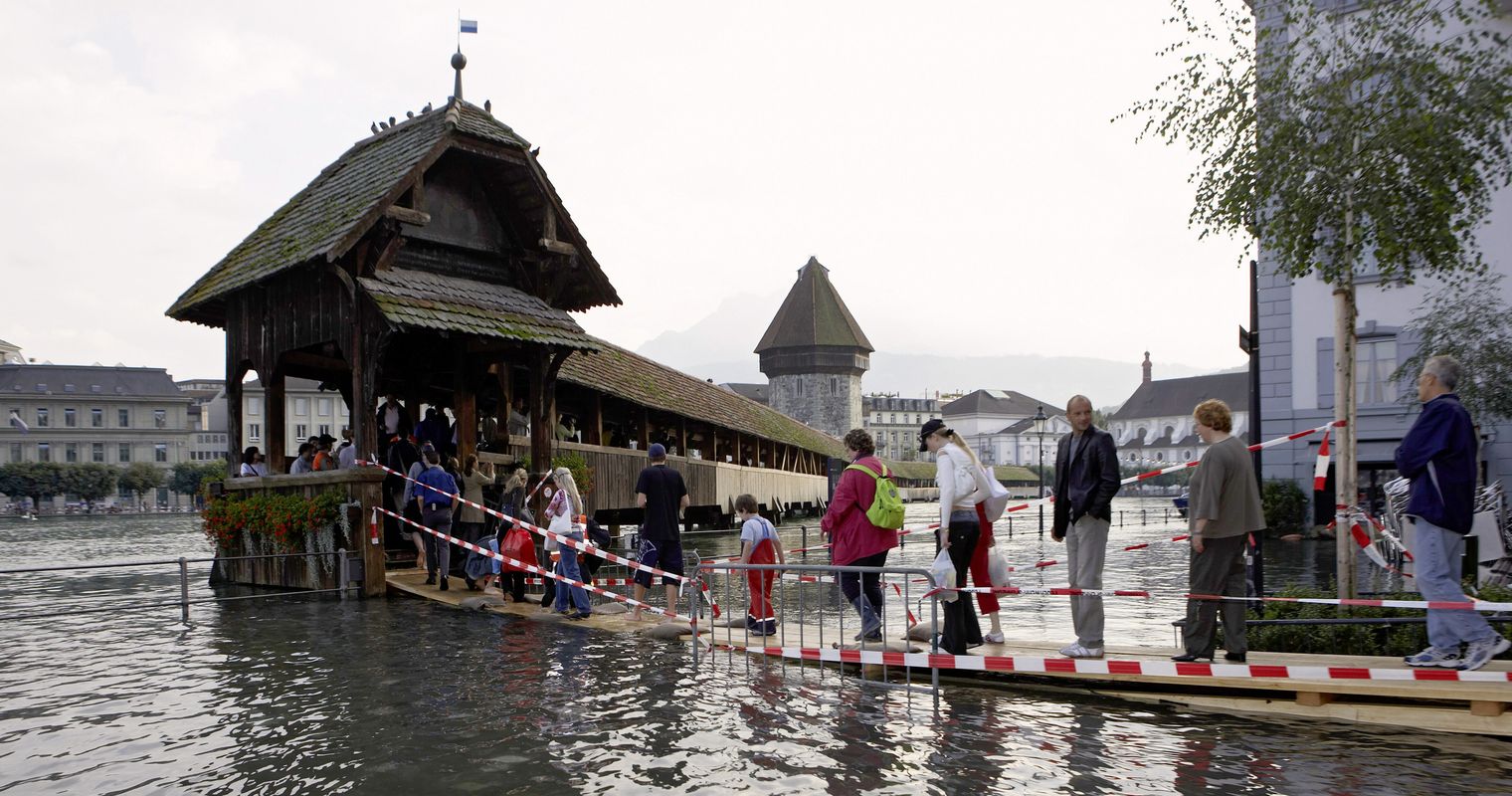 Hochwasser 2005: Als Luzern in den Fluten versank