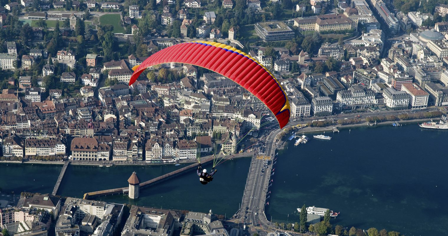 8 faszinierende Bilder, die Luzern von oben zeigen