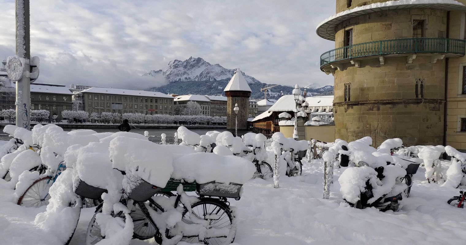 Schnee, soweit das Auge reicht