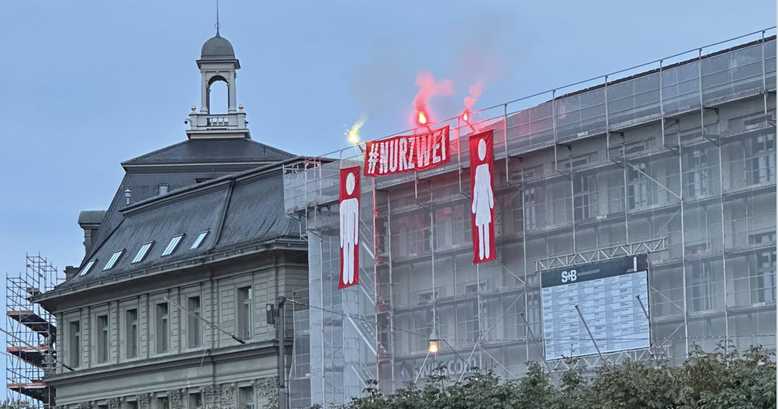 Plakate und Pyros gegen Luzerner «Pride»