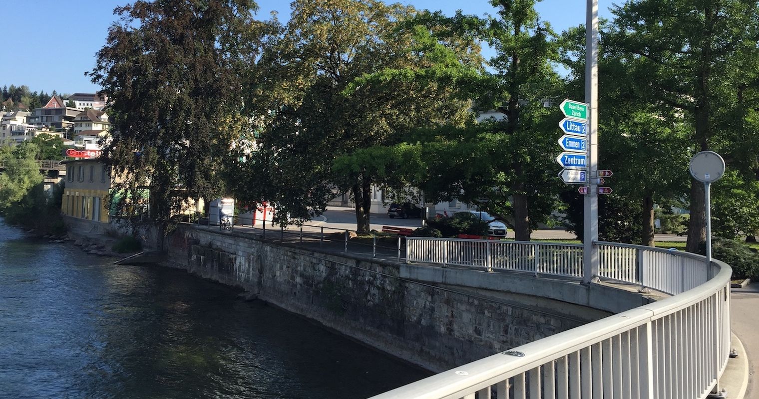 Stadt streicht geplante Reuss-Treppe bei der Geissmattbrücke