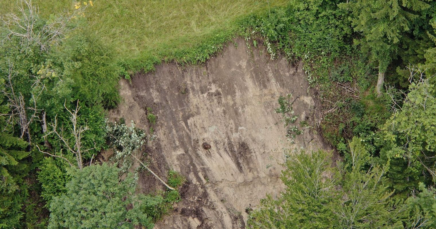 Hangrutsch in Vitznau: Bauernhöfe wurden evakuiert