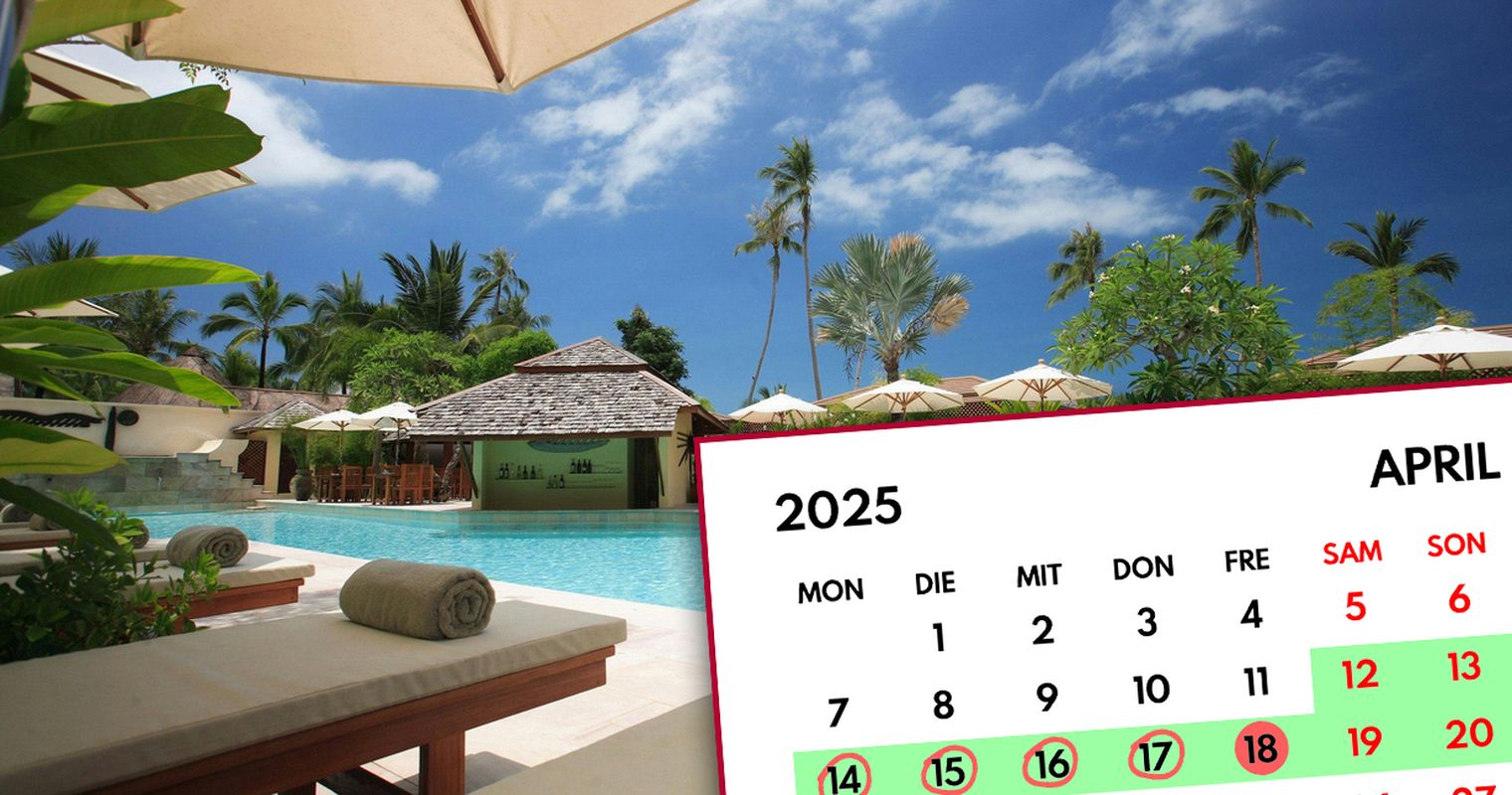 So legst du deine Ferientage 2025 optimal zwischen die Feiertage