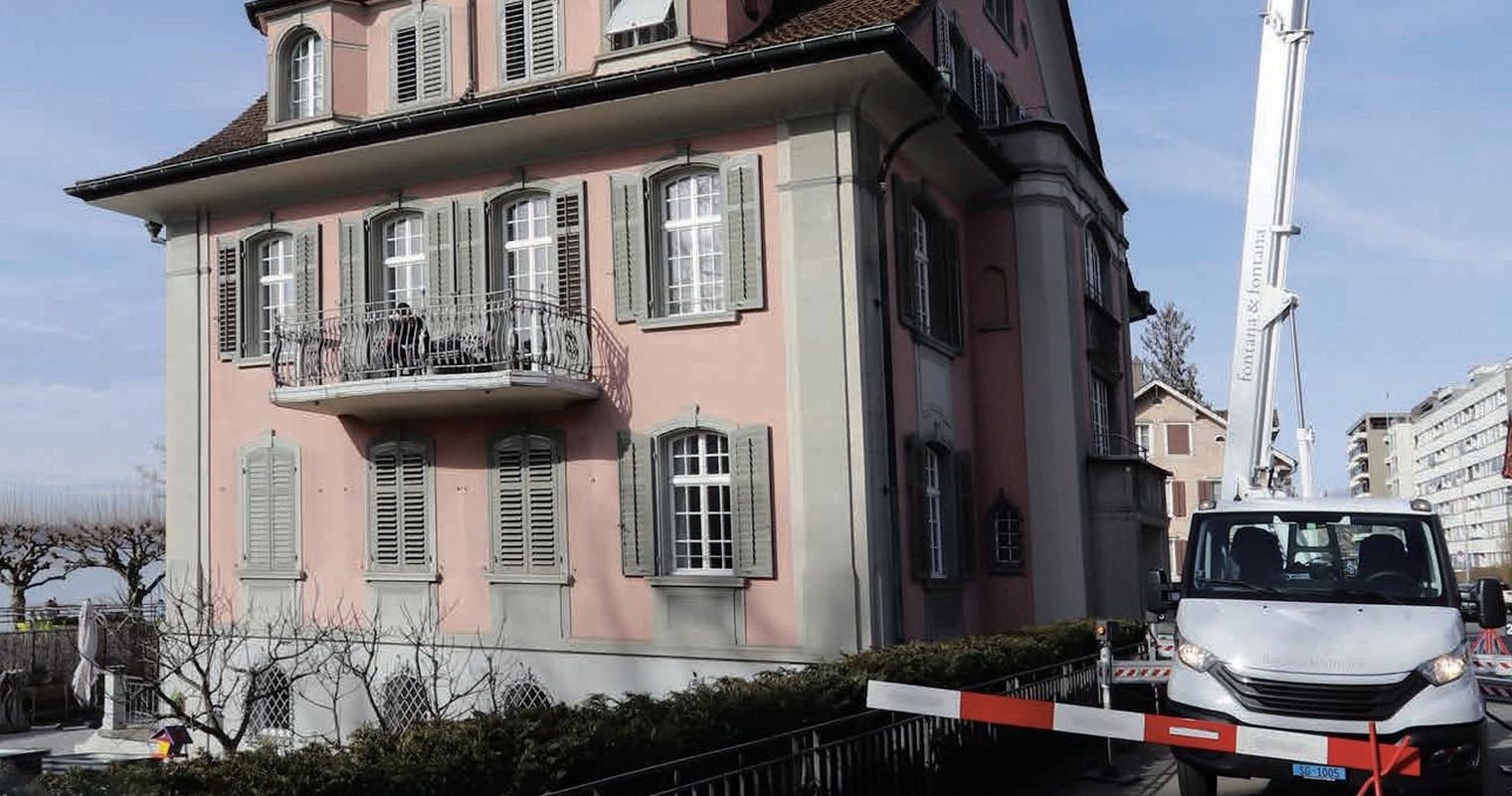 Denkmalgeschützte Zuger Villa erhält neue Hülle
