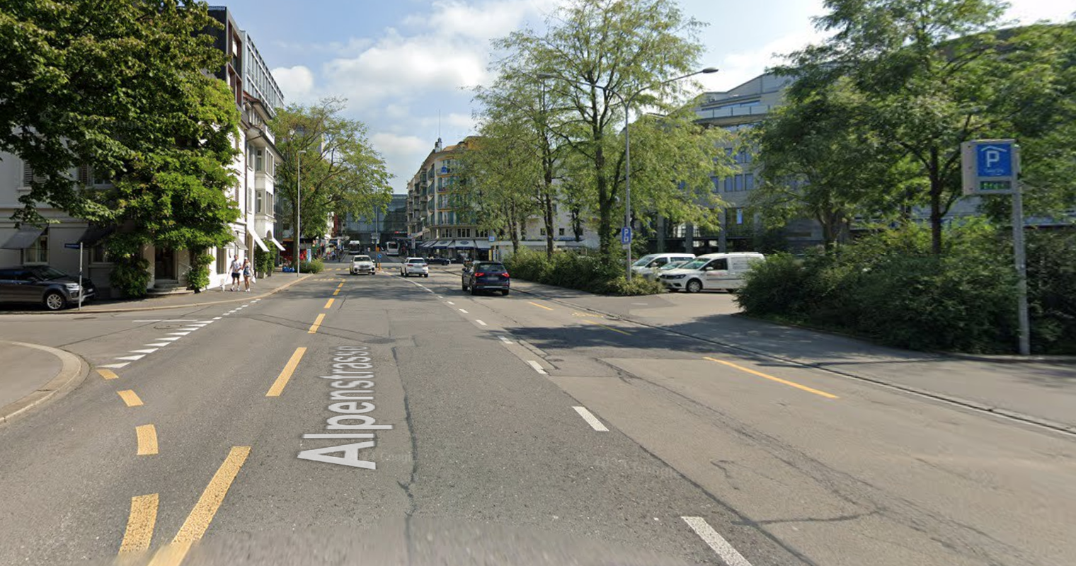 Lärmige Bauarbeiten in der Nähe des Bahnhofs Zug