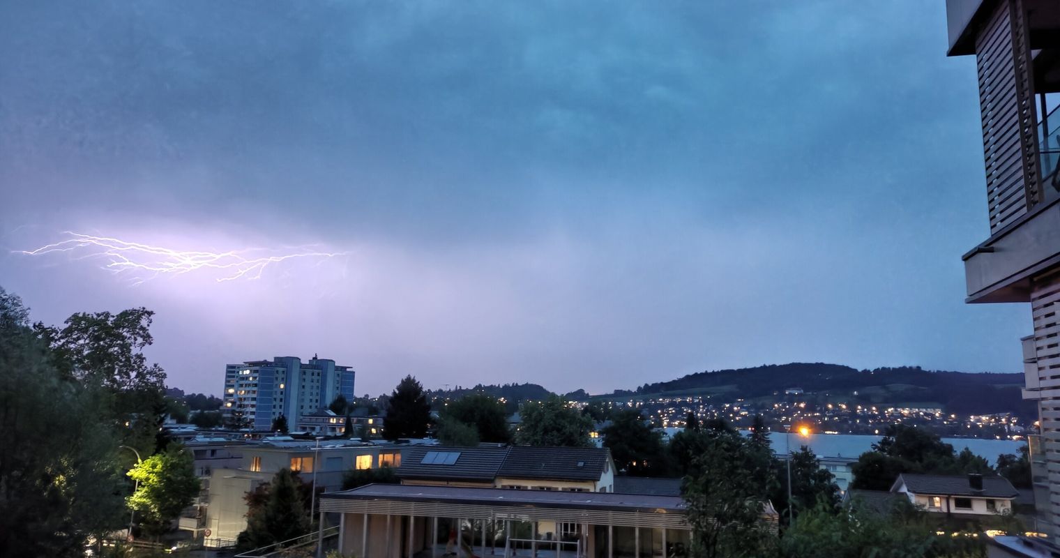 So wütete das Sommergewitter in der Zentralschweiz