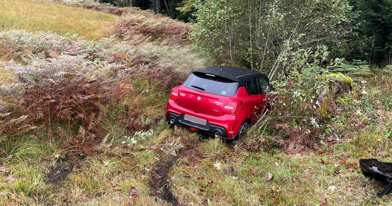 Betrunkener brettert über Wiese in Unterägeri