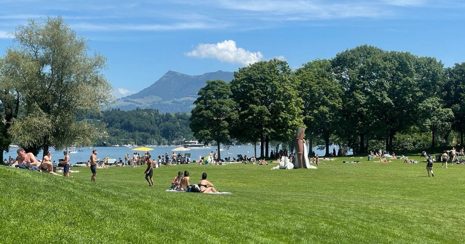 In der Ufschötti geniesst gar ein Pony den Sommer