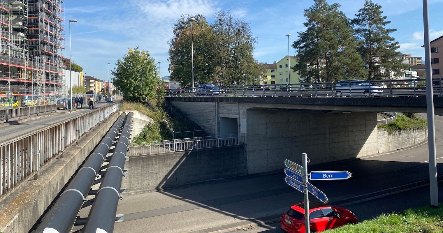 Strassensperrungen bremsen Verkehr in Sursee