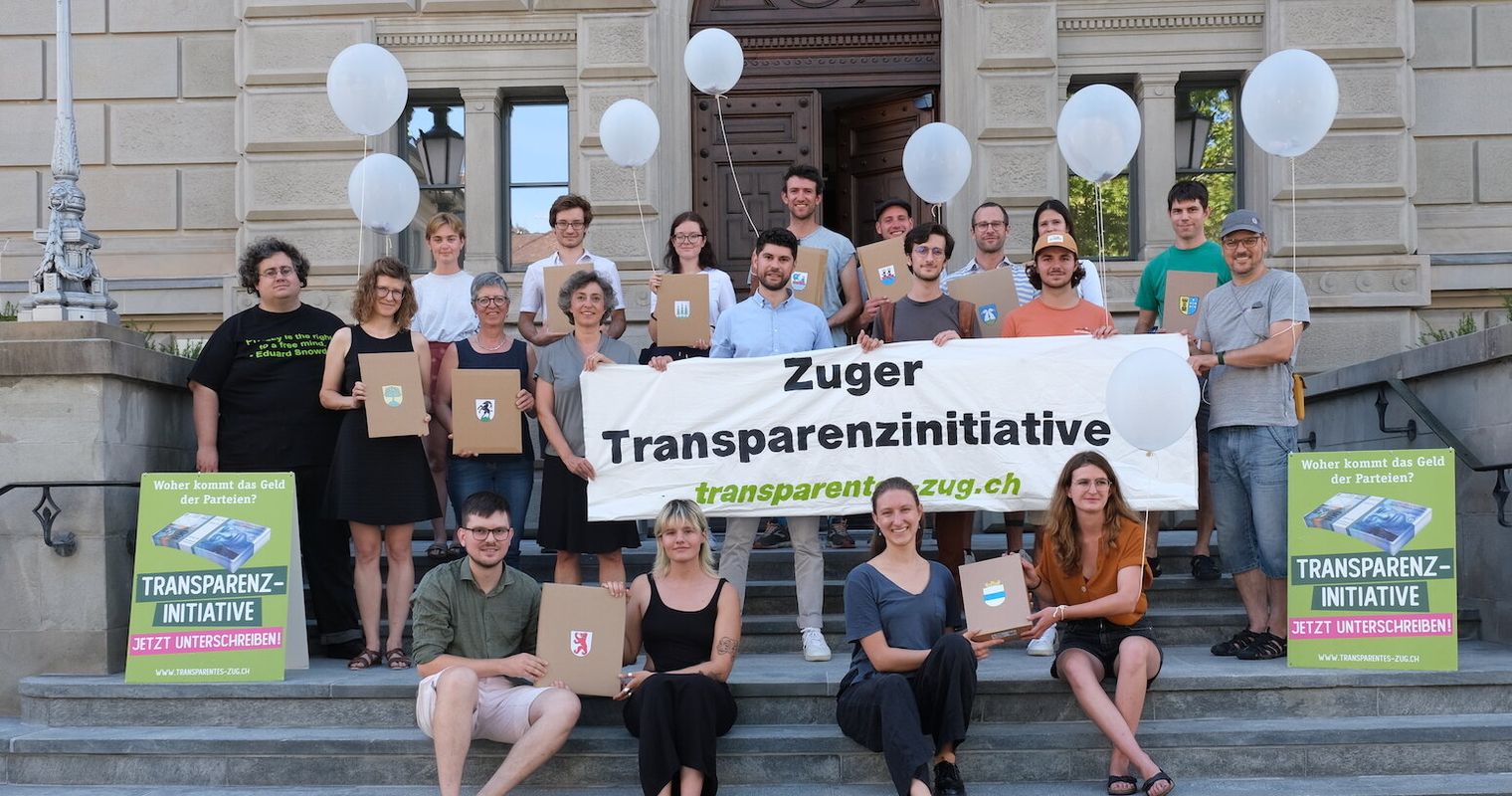 Zuger Kantonsrat: Transparenzinitiative erhält Gegenvorschlag