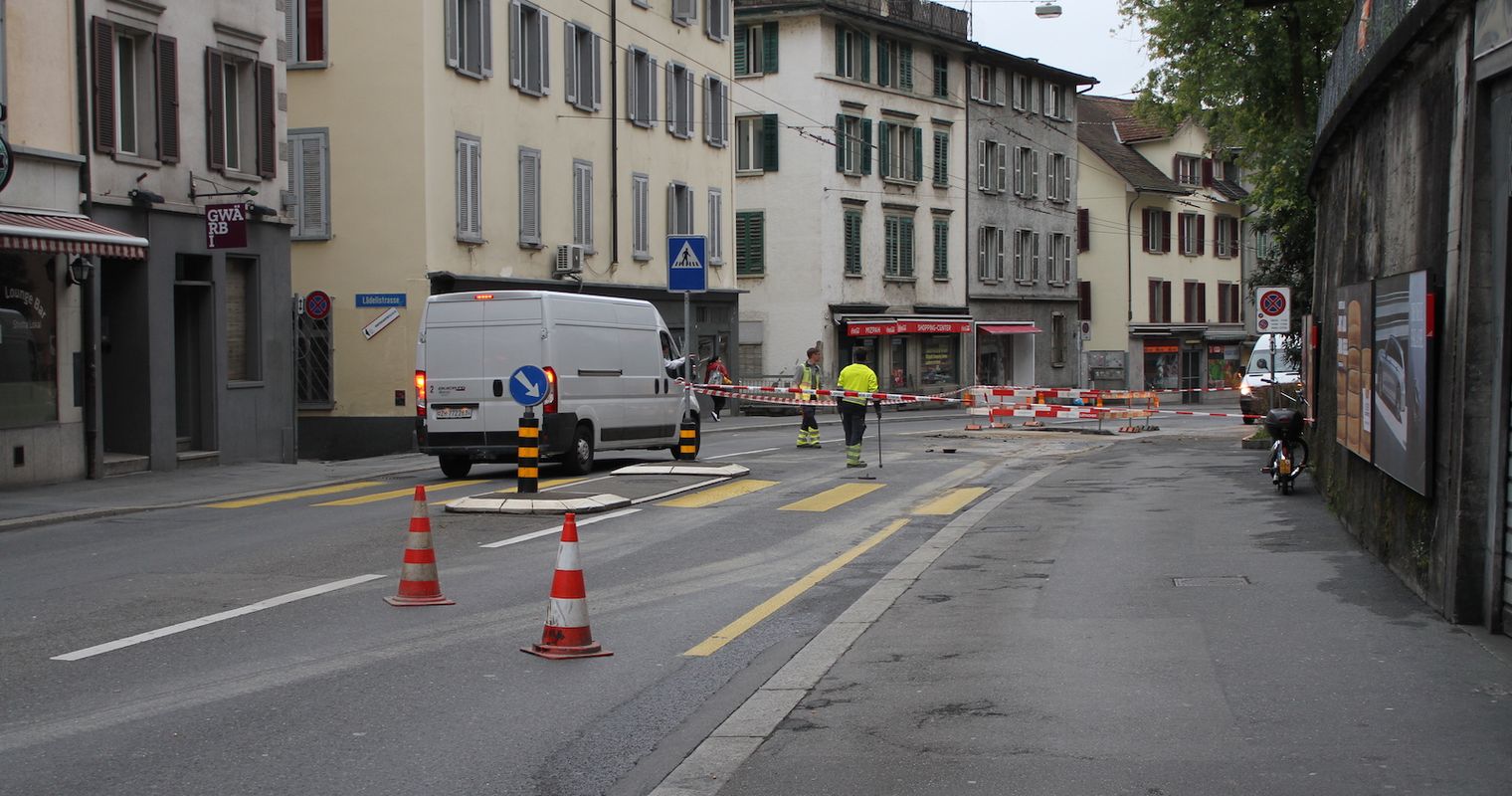 Baselstrasse ab 17 Uhr wieder befahrbar