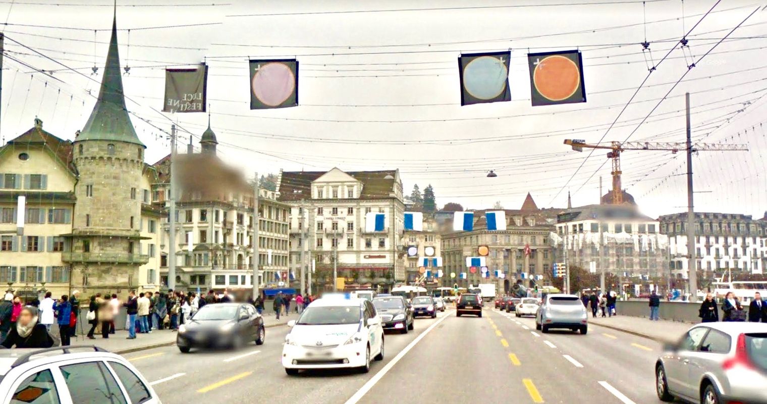 Autokolonnen kommen zurück in die Stadt Luzern