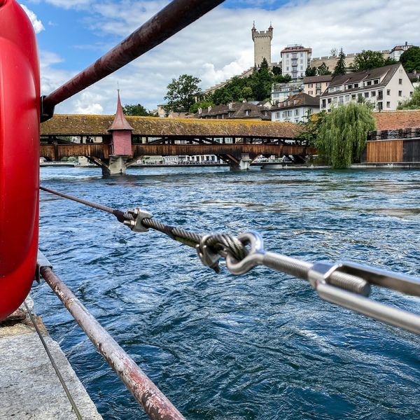Einbruch bei der Spreuerbrücke in Luzern