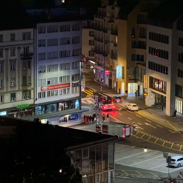 Brand in Luzern: Drei Personen im Spital