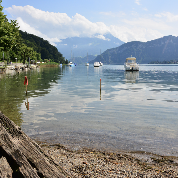 Badestelle im Sternenmätteli in Horw neu mit «Strand»