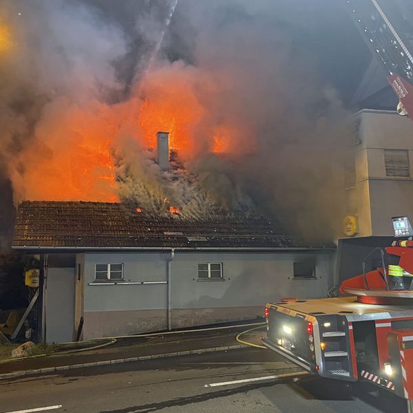 Udligenswil: Anbau beim ehemaligen Gasthof Engel brannte