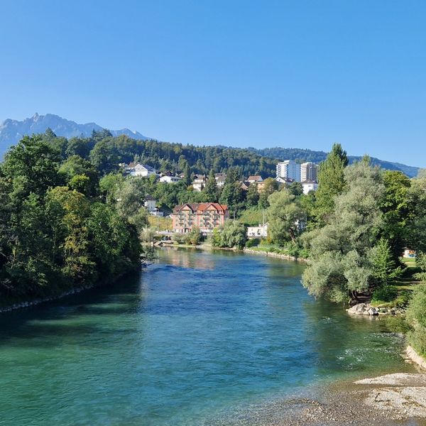 Neue Velobrücke über Reuss: Hier könnte sie hinkommen