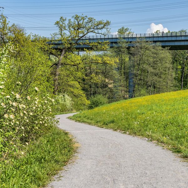 Lorzenweg wegen Bau der Umfahrung gesperrt