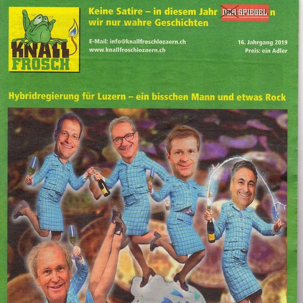 Wenn der Luzerner Regierungsrat im Rock daherkommt