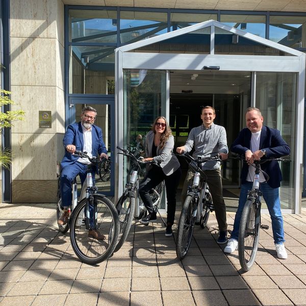 Beim Parkhotel Zug entsteht ein Velo-Verleih