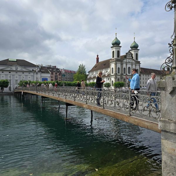 Darum bohrt die Stadt Luzern den Rathaussteg an