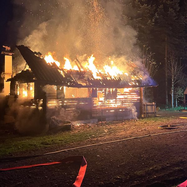 Grosswangen: Jagdhütte brennt komplett nieder