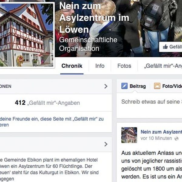 Das kurze und rassistische Leben einer Facebook-Seite