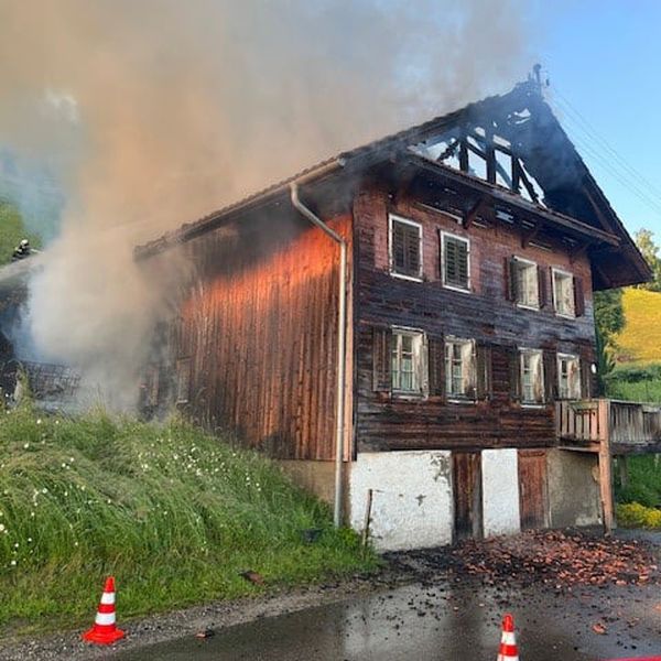 Glut eines Grills ist verantwortlich für Hausbrand
