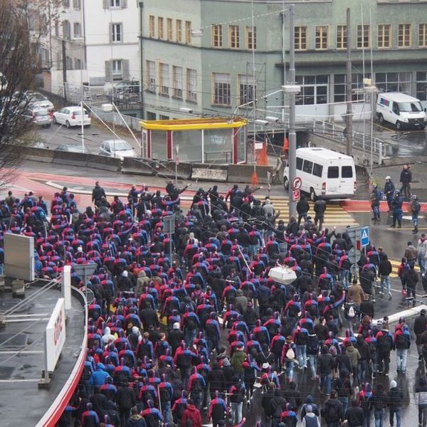 Wenn 1’000 FCB-Fans durch Luzern marschieren