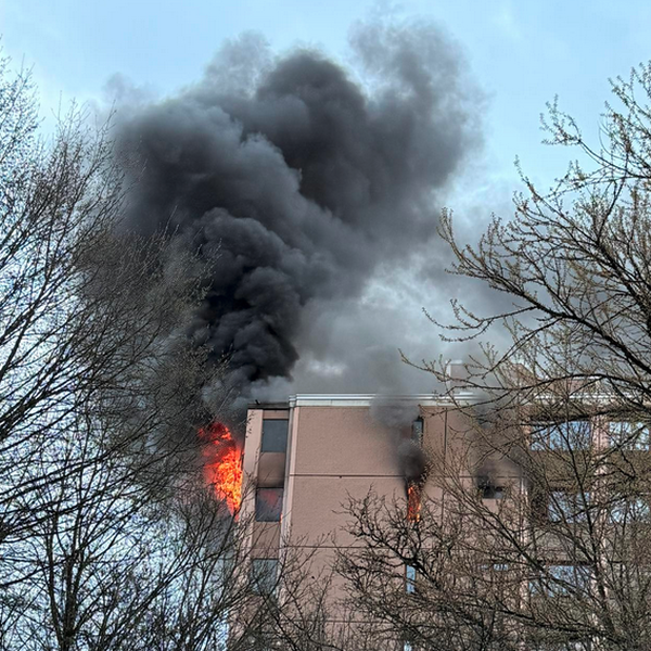 Brand in Cham: Plötzlich stand eine Wohnung in Flammen